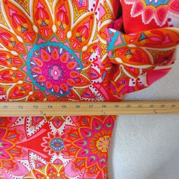 6 By Six Womans M Vibrant Mandala Print Boho Detailed Jacket - Picture 8 of 11